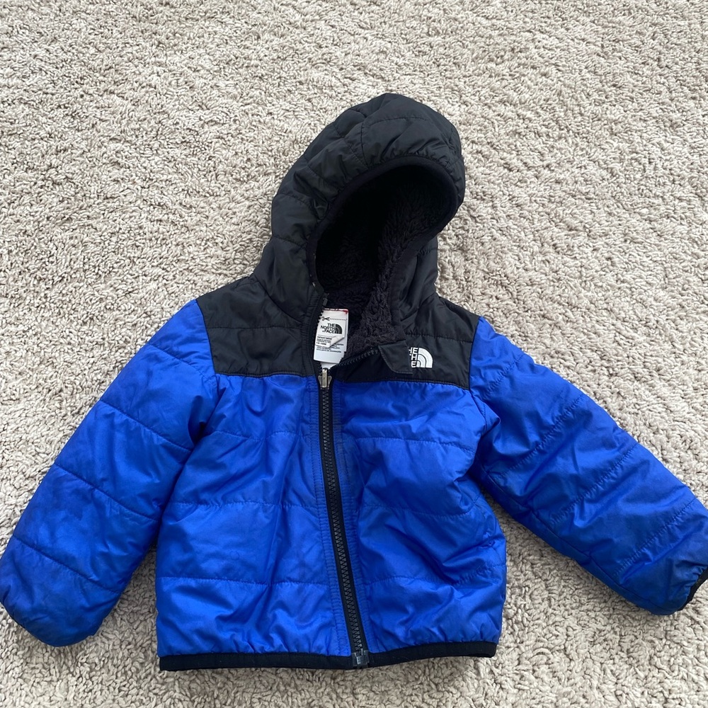 12-18 month North Face Jacket. Reversible.